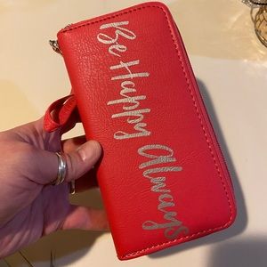 Be happy always wallet, new